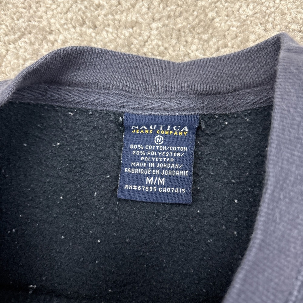 Vintage Y2K Nautica Jeans Co Sweatshirt Medium - Picture 3 of 6